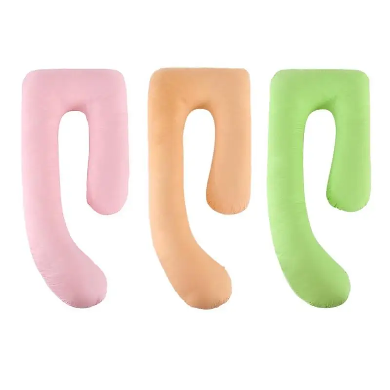 

Pregnancy J Shaped Pillows Maternity Body Pillowcase Women Side Sleepers