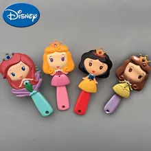 Pente da disney Branca de Neve Ariel Belle Aurora Dos Desenhos Animados 3D Pente Estéreo Confortável Almofada de Ar Pente Bom Presente Para As Meninas(China)
