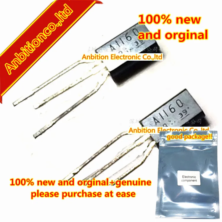 10 шт. 100% Новый оригинальный транзистор 2SA1160 A1160 TO 92L MOS PNP (импульсная вспышка