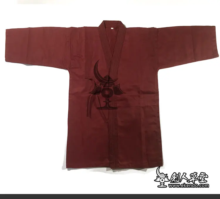  IKENDO KG007 красная холщовая форма Kendo Kendogi цвет фиксированный 30% хлопок 70% полиэстер