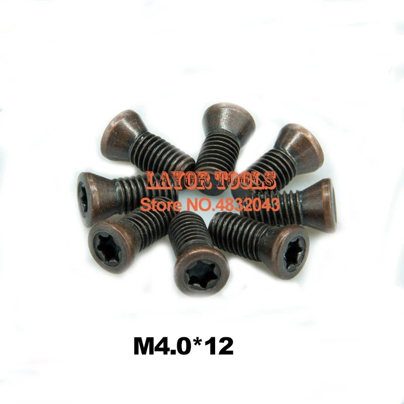 

50 шт. M4.0 * 12 мм ЧПУ Токарный Инструмент Запасные Винты звездообразные винты
