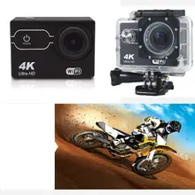 Спортивная Экшн-камера Ultra HD 4 K/25fps WiFi подводный водонепроницаемый Сенсорный Экран Спортивная повседневная Запись видео камера MP4