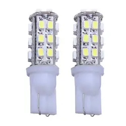 2 x T10 501 W5W 3528 SMD 28 светодиодный Электрический ночной Светильник Лампа Белый Ксенон Авто 12 V Клин потолочные светильники