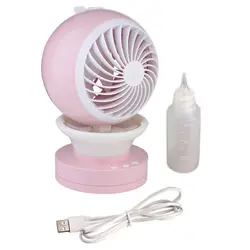 USB креативный мультфильм Jingle вентилятор мини двойной распылитель Домашний Настольный маленький вентилятор туман спрей вентилятор для
