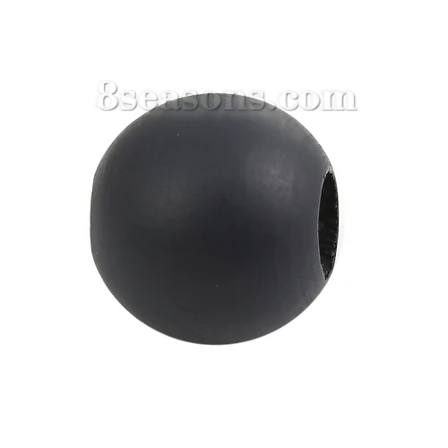 Hinoki Wood Spacer Beads Round Dark Gray About 25mm(1&quot) Dia Hole: Approx 10mm - 9mm 20 PCs | Украшения и аксессуары