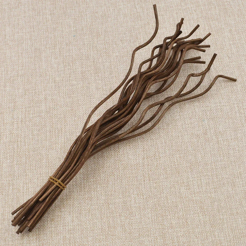 20pcs Long Wavy Rattan Reed Fragrance Diffuser Replacement Refill Sticks Accessory For Home Garden Supplies