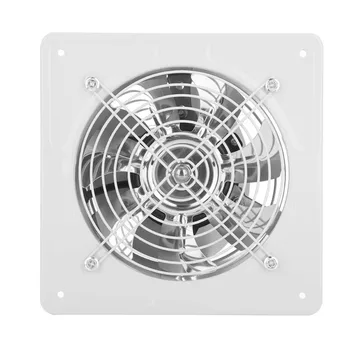 

Hot 6 inch Exhaust Fan 40W 220V Exhauster Wall Mounted Low Noise Home Bathroom Kitchen Air Vent Ventilation