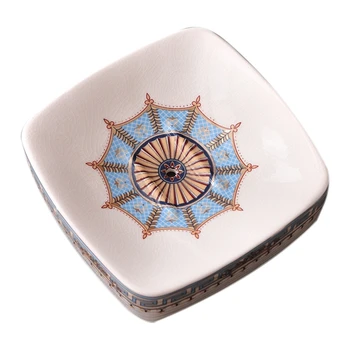 

Ceramics Drain Soap Box Holder Soapbox Bathroom Accessories Soap Dish Storage Basket Box