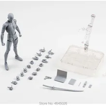 Фигура Figma KUN ПВХ фигурка тела CHAN DX набор Archetype кукла для взрослых Серый Черный Цвет фигурка Коллекционная модель игрушки 15 см