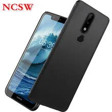 Hitam Ultra Tipis Cover Lembut Ponsel Case Matte TPU Silikon Lembut Case untuk Nokia 2 5 6 2018 3 7 plus 8 9X6X5 2.1 3.1 5.1 6.1(China)