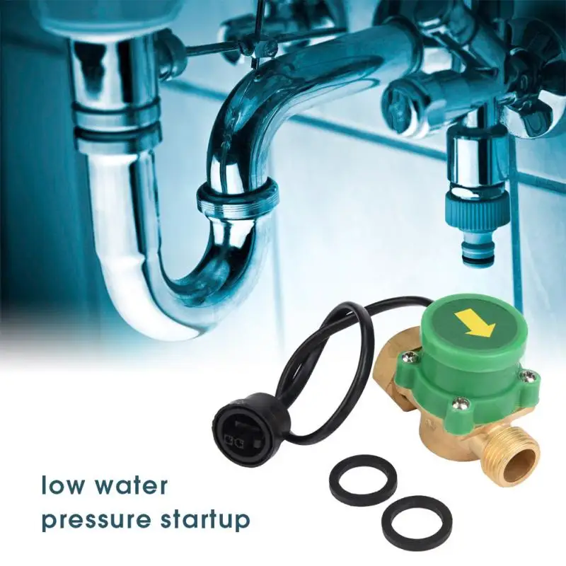 Buy 220V Water Flow Control Switch G3/4 G1/2 Thread Water Pump Flow Sensor