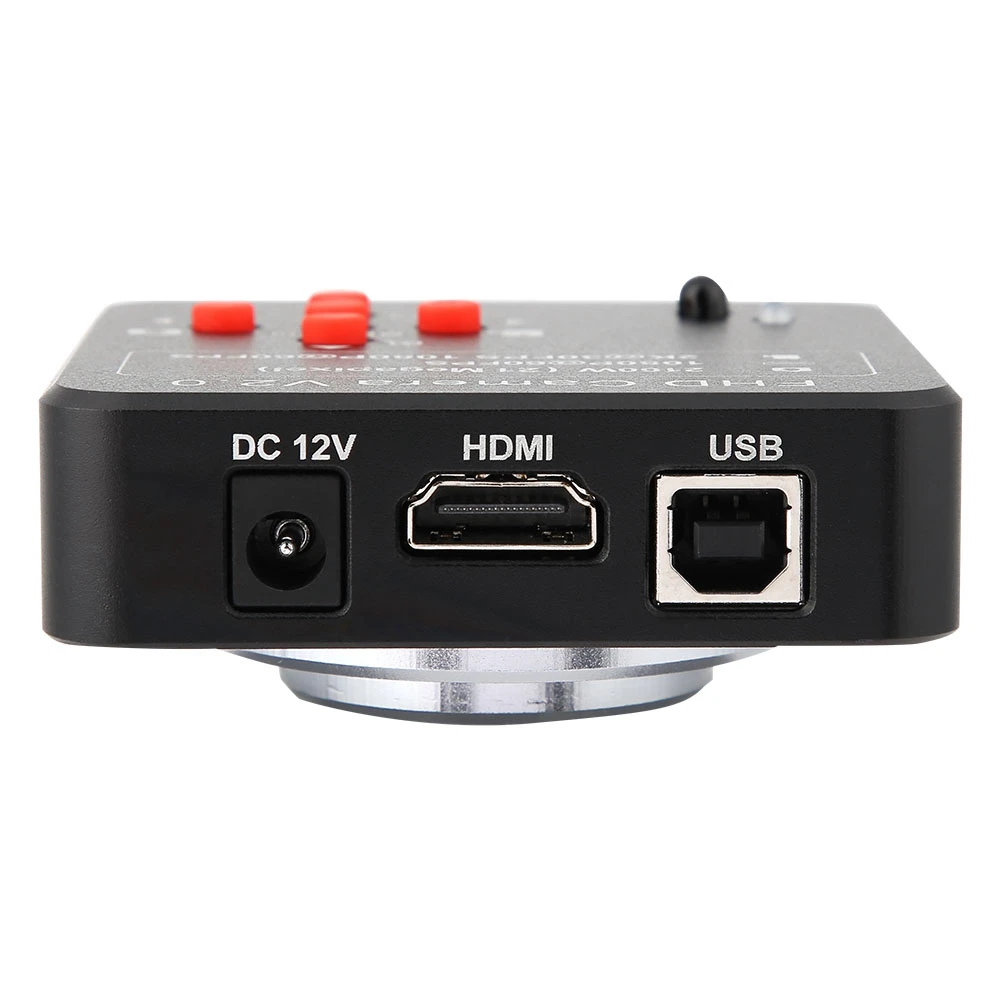 HDMI USB промышленный микроскоп камера 1080P 21MP 2K C mount видеокамера 100 240V|Микроскопы| |