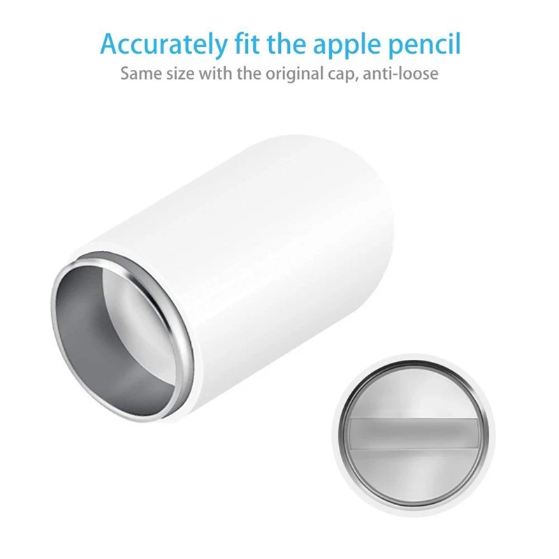 Новинка-Магнитная Крышка для Apple Pencil, магнитная замена защитная крышка Крышка для iPad Pro Pencil-белый 1 шт
