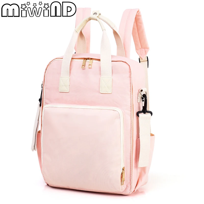 

Baby Care Mom Backpacks Waterproof Nylon Mummy Bag Large Capacity Multifunction Comfortable Outdoor Travel Bag for Baby
