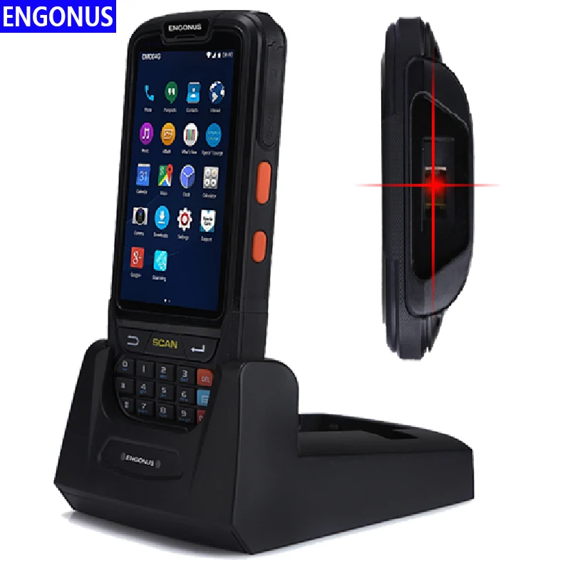 

new mini scanner portable 2d barcode scanner rfid pda nfc android5.1 scanner 2d barcode scanner rfid pda barcode 4G network 2018
