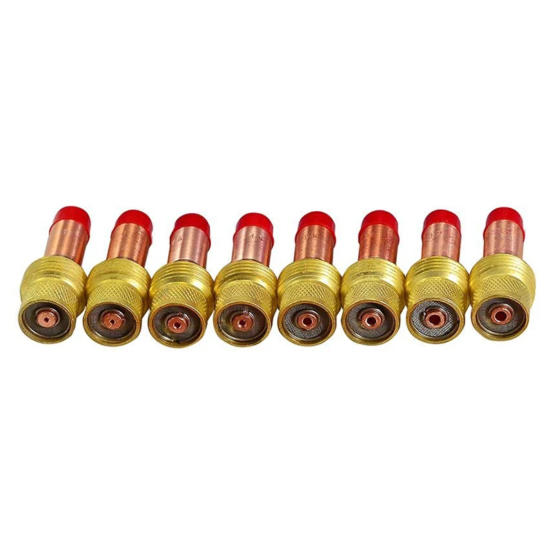 51pcs TIG Gas Lens Collet Body Consumables Kit Fit WP 17 18 26 TIG Welding Torch PTA-17 PTA-18 and PTA-26 torches Collet kits