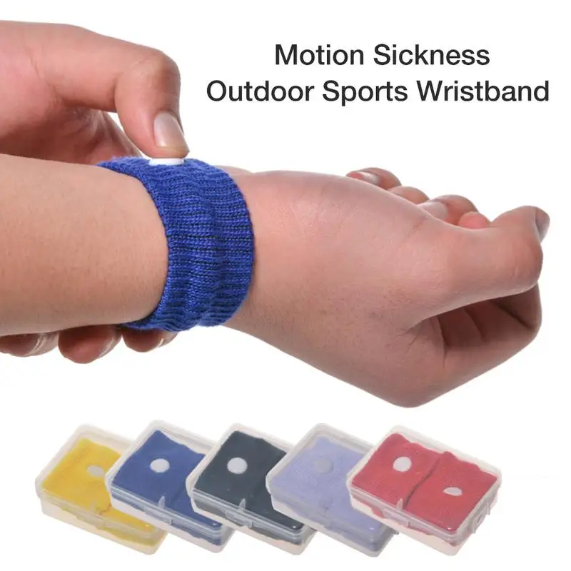 

Anti-Nausea Wristbands Anti-Motion Sickness Outdoor Sports Tennis Basketball Fitness Sweat-Absorbent Wristband For All Peoples