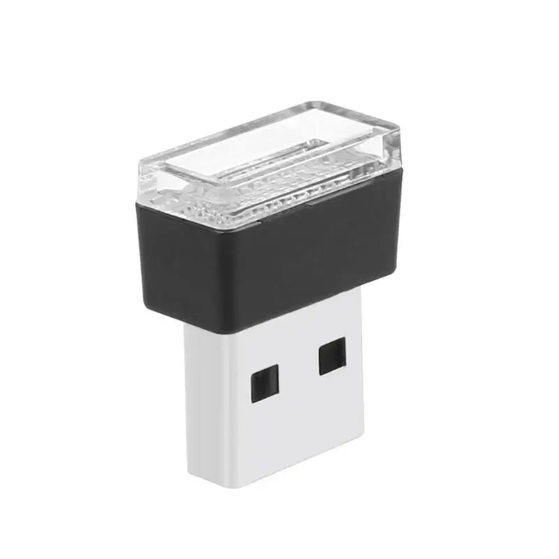 Мини автомобильная интерьерная атмосферная лампа USB светодиодная Зажигалка