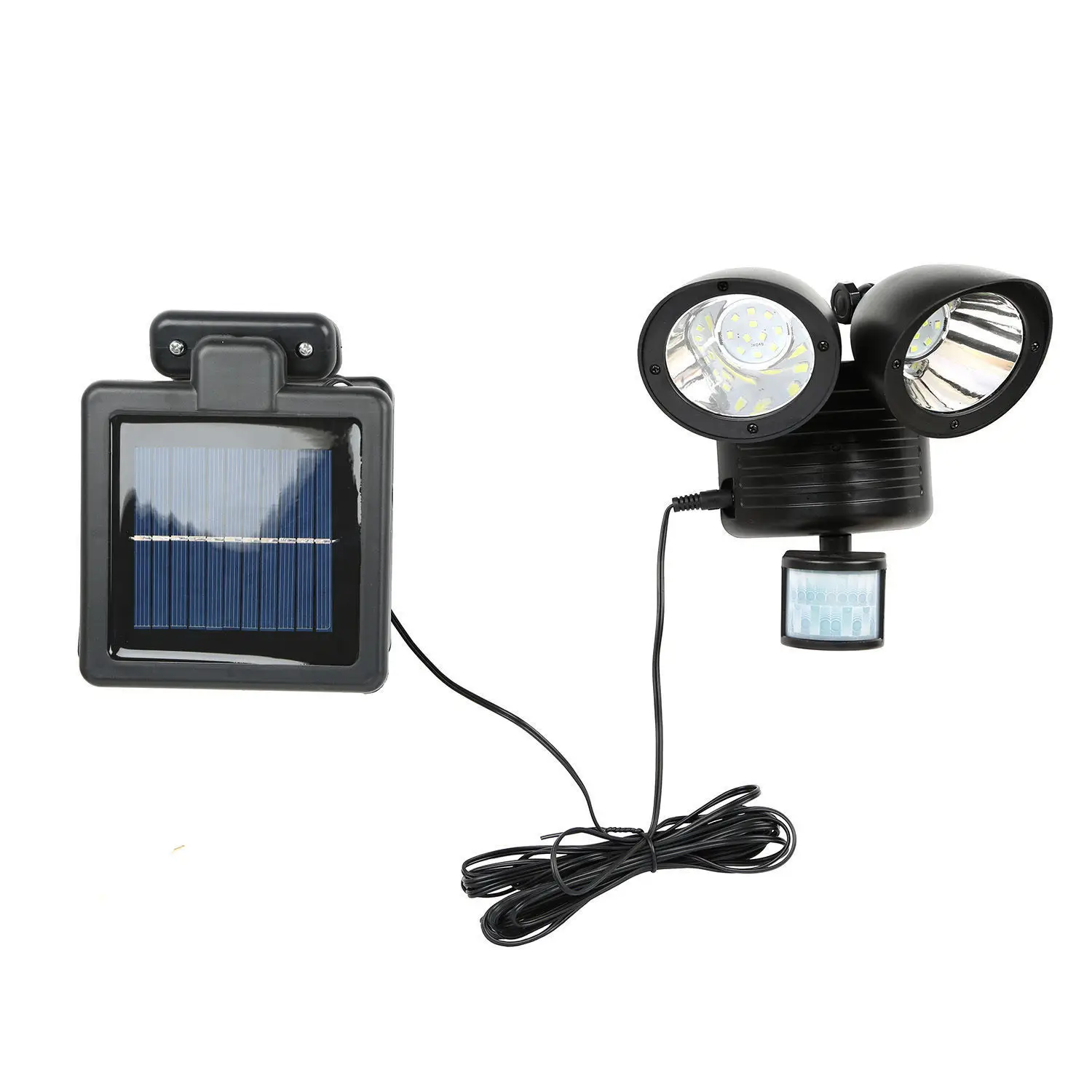 Motion Sensor Led Flood Light 22 Led Dual Security Detector Solar