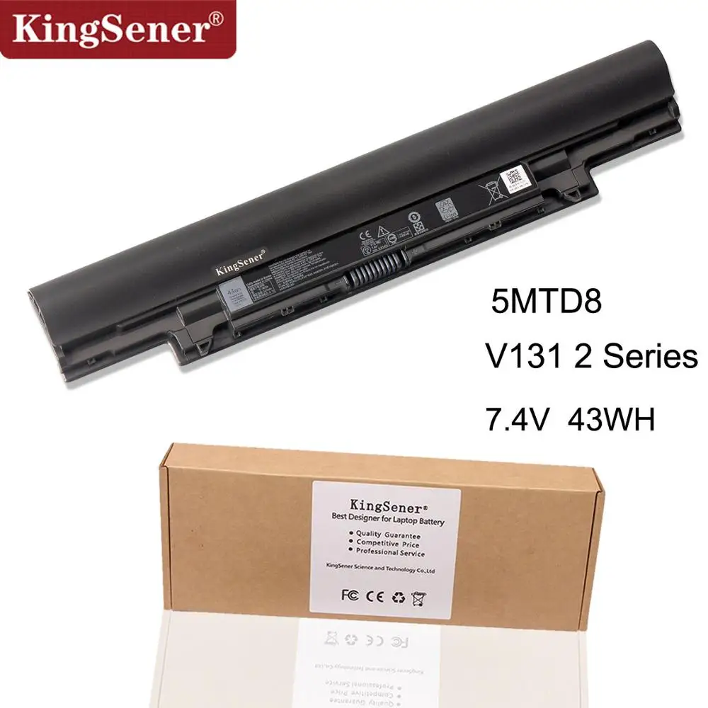 Аккумулятор для ноутбука Dell Vostro V131 Новая батарея 5MTD8 7 4 В 44WH 2 серии Latitude 3340 3350 YFDF9