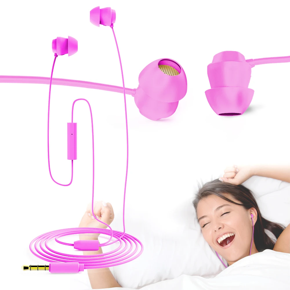 X110 Sleep Headphones Mini Anti noise Earphones Ultra soft Silicone