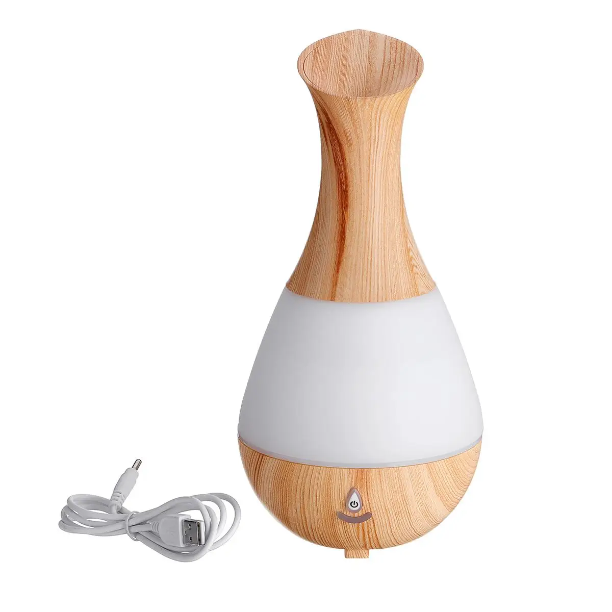 

bluetooth USB 7 Color Wood grain for Aroma Air Humidifier Essential Oil Diffuser Aromatherapy Changing LED Night Lamp for home