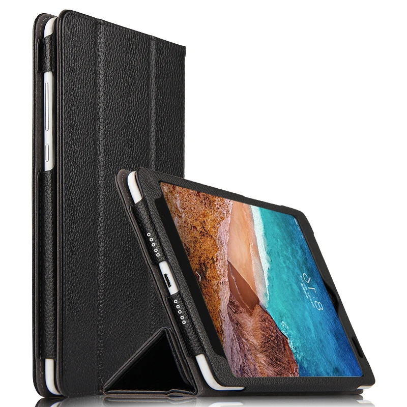High Quality Case For Xiaomi Mi pad 4 Genuine Leather Protector Cover For Xiaomi Mipad 4 8.0