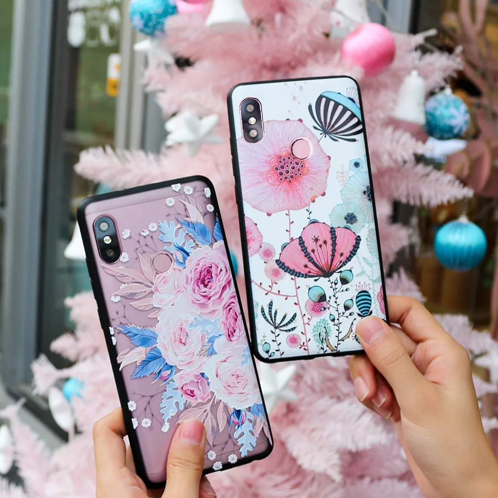 Чехол для Xiaomi Redmi Note 6 5 Pro mi A2 Lite pocophone F1 Мультфильм защитный милый Пластик класса