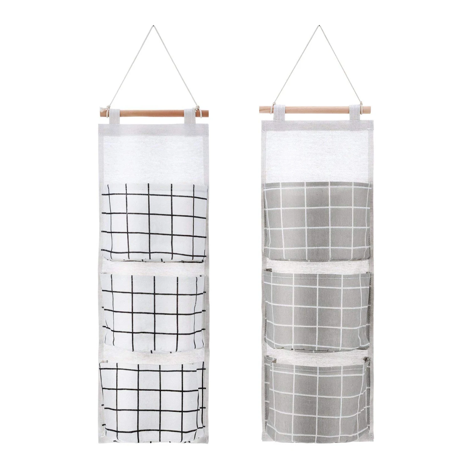 HOT SALE 2 Packs Hanging Pocket Organizer Wall Hanging Pocket...
