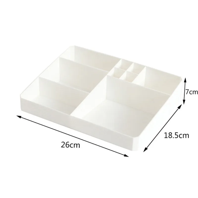 Пластиковый косметический ящик, органайзер для макияжа, многослойная коробка для хранения косметики, контейнер для ногтей, шкатулка, держатель, настольный чехол для хранения