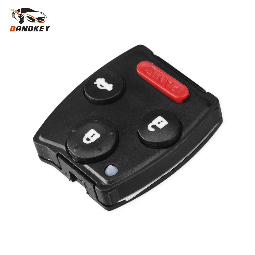 Dandkey Замена 2/3/4 3 + 1 кнопки резиновый чехол для ключа Honda Accord Civic CRV Pilot Fob пульта