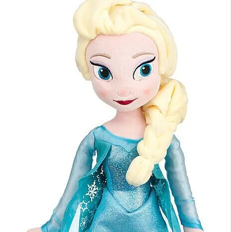DISNEY Frozen Princess Anna Elsa Stuffed And Plush Toy Peluche Doll For Kids