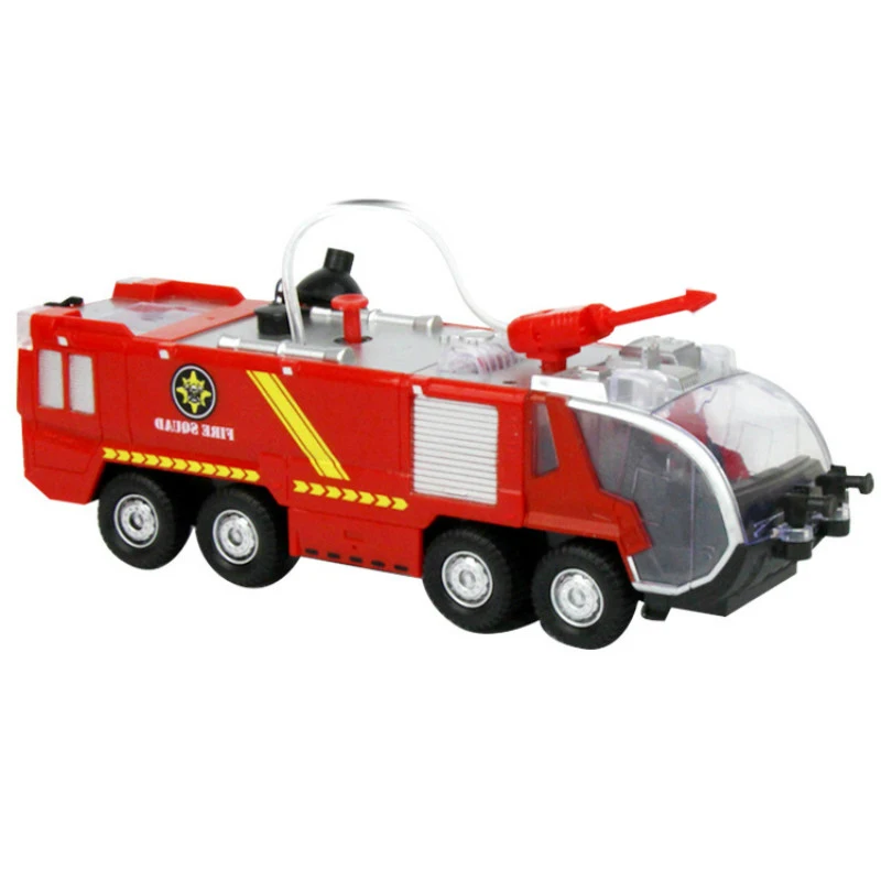 

Fire Truck Toy Electric Universal Water Jet Fire Truck Toy Fire Truck Car Music Light