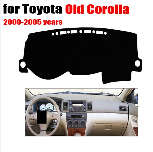 Car dashboard cover For Toyota Old Corolla 2000 2005 Left hand drive