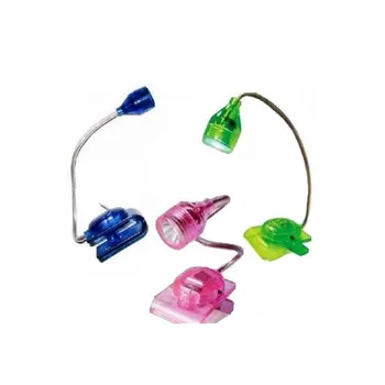 

Portable Mini LED Book Reading Light Clip On Flexible Adjustable Desk Lamp DC112