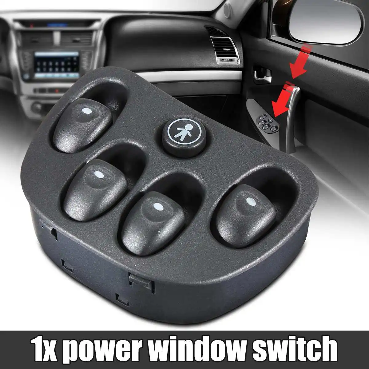 Car Electric Power Driver Window Master Control Switch For Holden