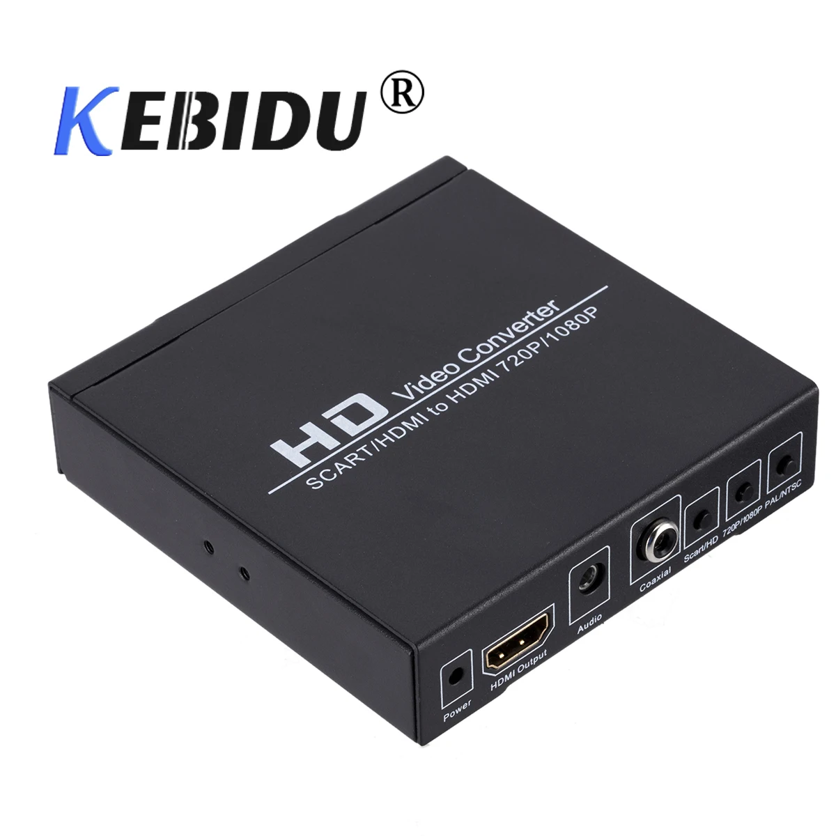 KEBIDU Full HD 1080P SCART цифровой аудио HDMI конвертер видео Konverter ЕС/США адаптер питания для