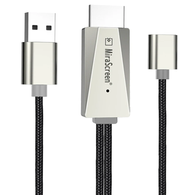 MiraScreen Новый LD13M-3 проводной HDMI с тем же экраном двойная система подключи и работай