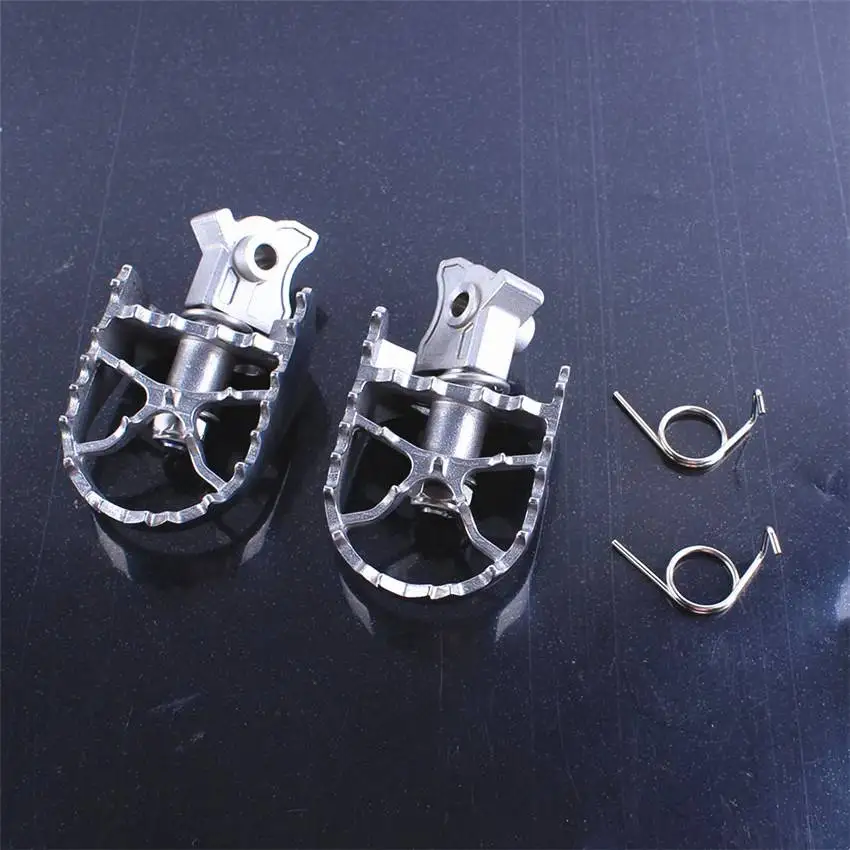 

Pair Front Rider Foot Pegs Footrest For BMW R1200GS Adventure 2013 2014 2015 2016 Motorcycle Silver