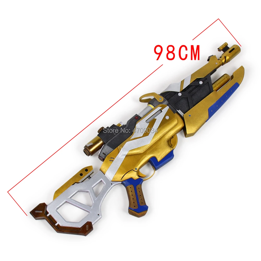 Overwatch Widowmaker Skin Biathlon оружие Золотая вдова поцелуй Косплей Реплика снайперская