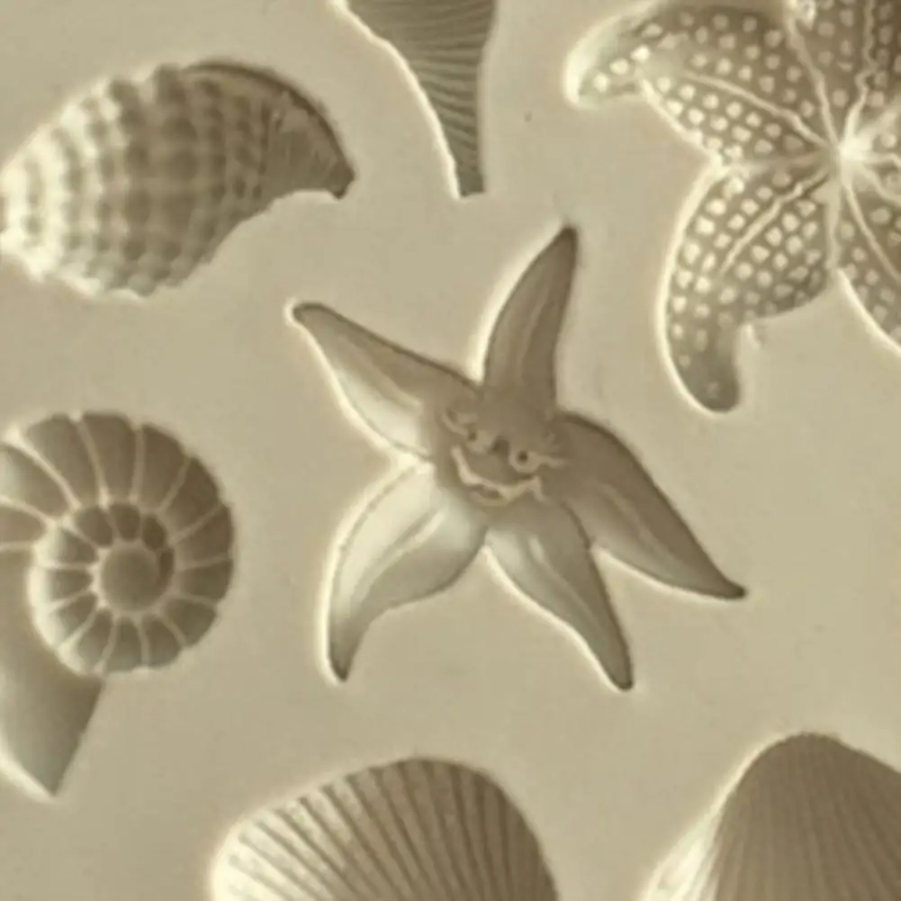Adeeing Sea Conch Морская звезда в форме ракушки силиконовая форма DIY инструмент для