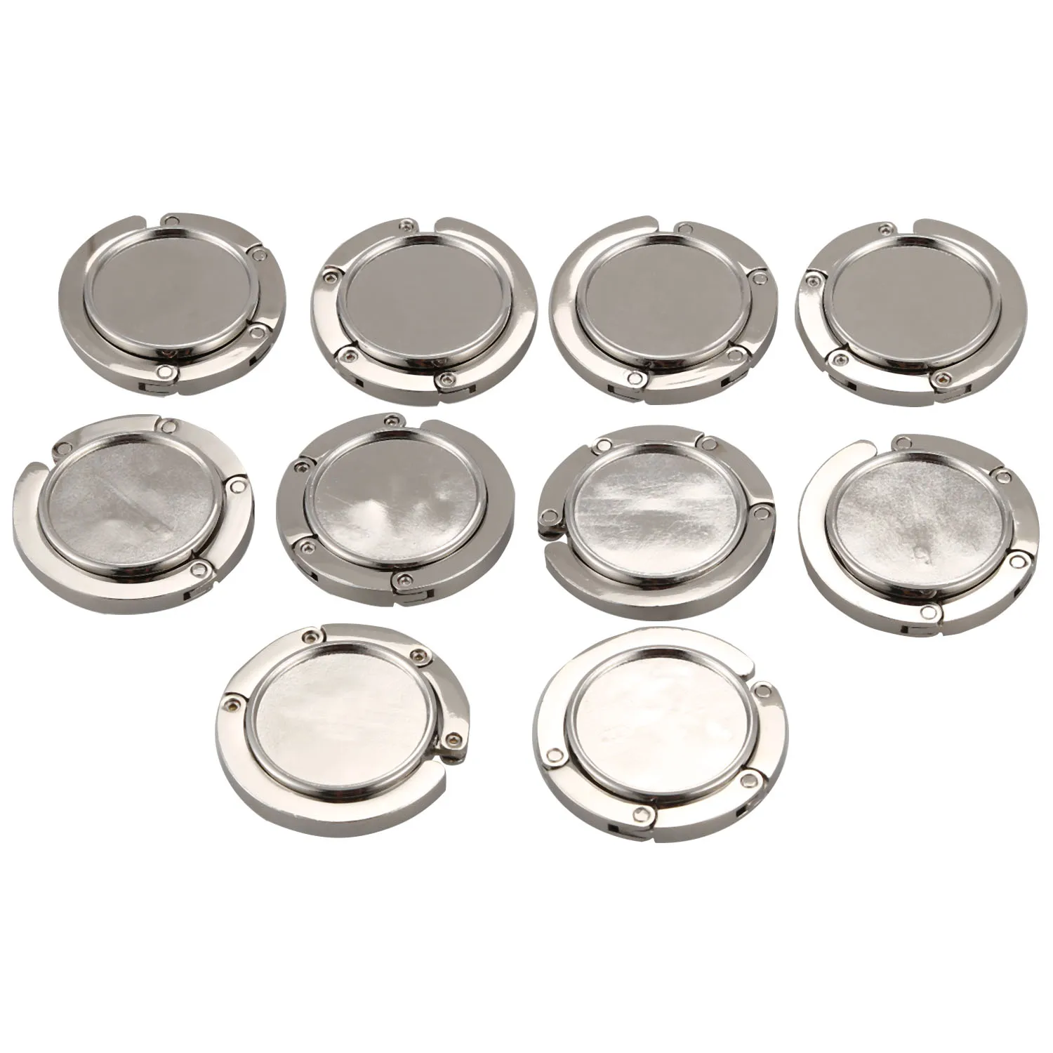 Hot Sale 10PCS Hooks for Handbag, Foldable Bag Holder WHITEin Hooks & Rails from Home & Garden