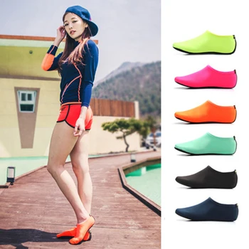 

Colorful Summer Women's Water Socks Shoes Outdoor Beach Aqua Slippers For Woman Slip-On Surfing Sandals Sandalias Slides