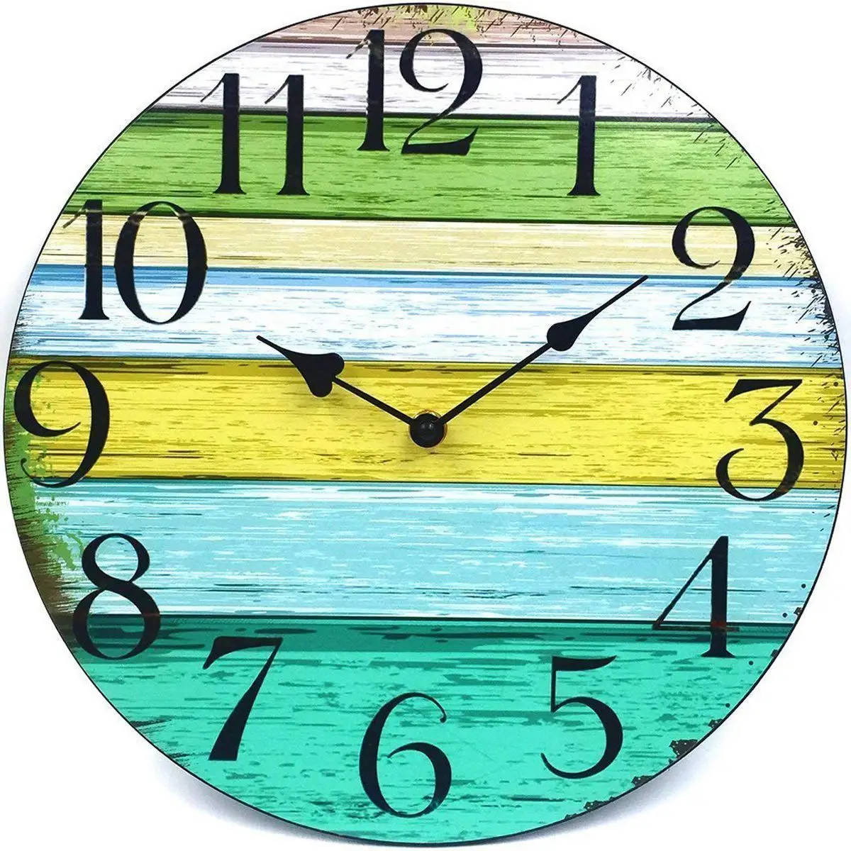 

12 inch Vintage Rustic Country Tuscan Style Decorative Round Wall Clock