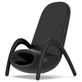 

10W QI Wireless Charger Fast Charging with Bluetooth Function -Mini Chair Wireless Charger Stand Holder for iPhone 8 XS/X/ XR/