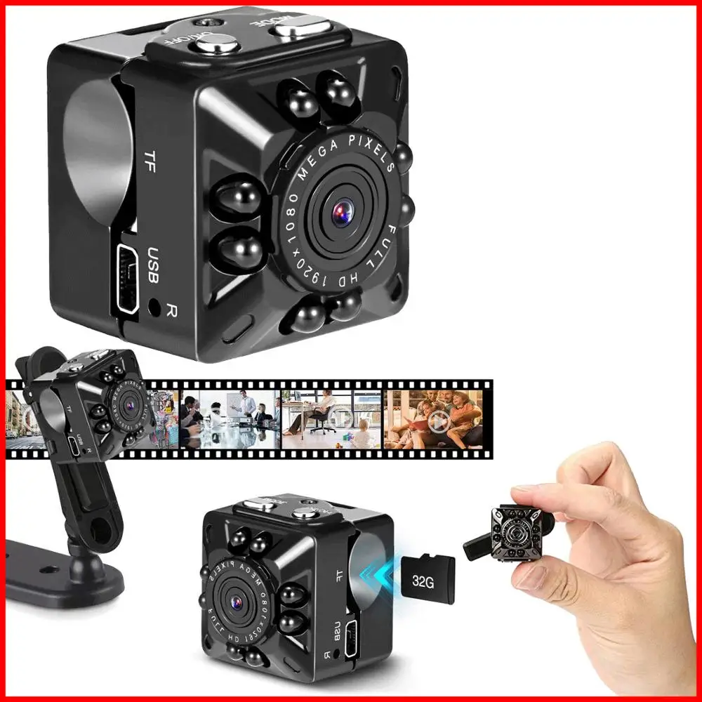 

Mini Camera 1080P HD DVR Camera Night Vision Mini HD Camcorder Mini Video Recorder Motion Detection Camera Sport Camera