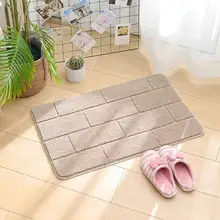 Противоскользящий коврик из микроволокна двери ванной влаговпитывающие ковры E5M1