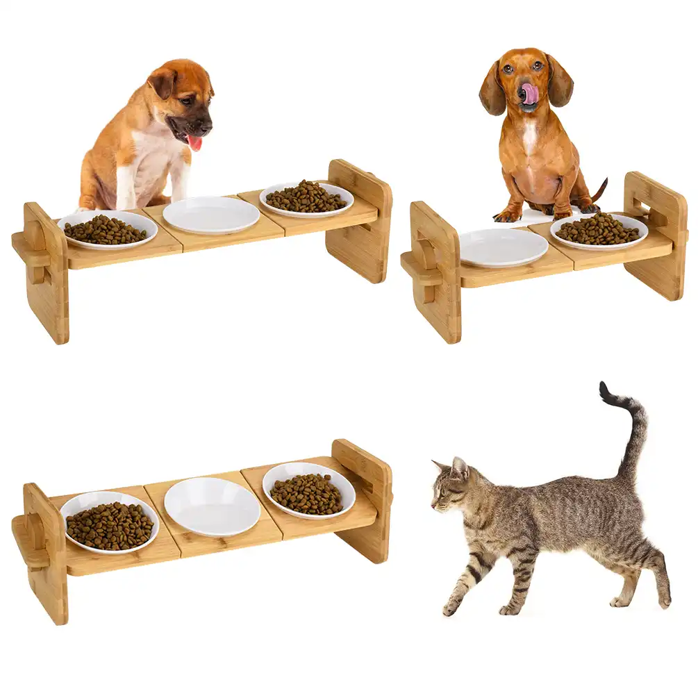 Petacc 3 Melamine Dog Bowl Cat Pet Puppy Food Eating Bowl Dish Dog