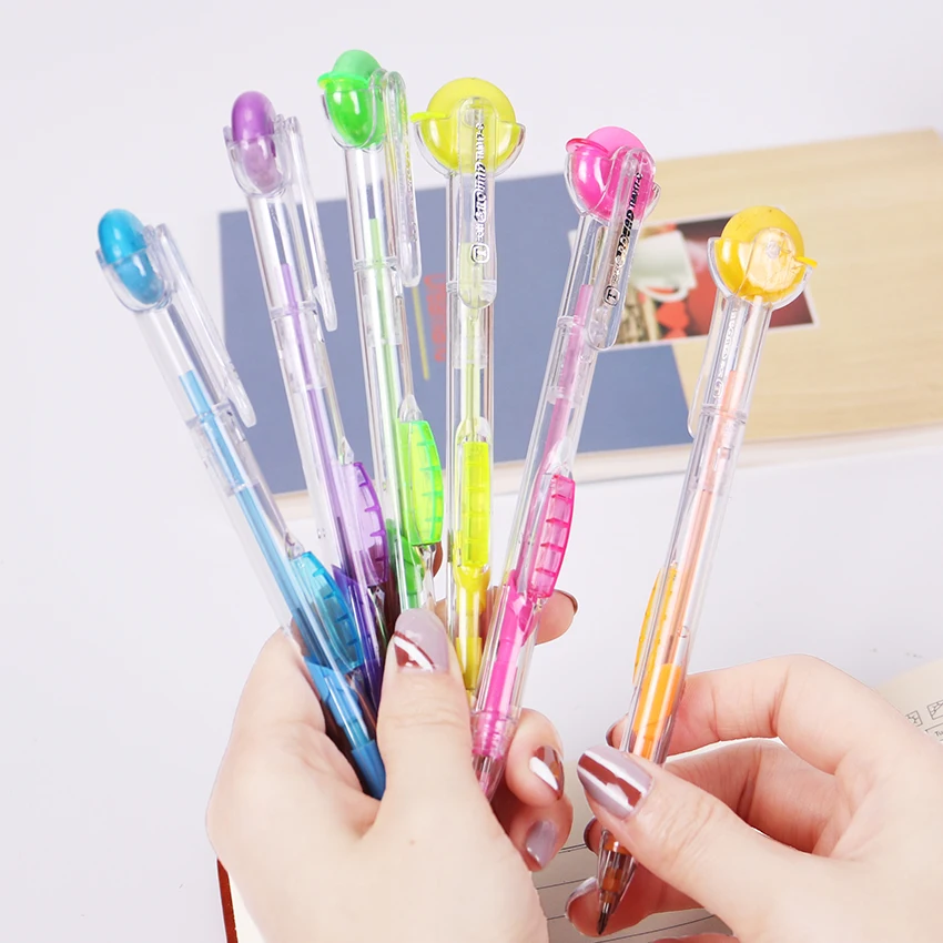 

1 Piece Kawaii Rolling Eraser Cartoon Mechanical Pencils for Kids Writing Drawing Pencil Office School Stationery Supplies