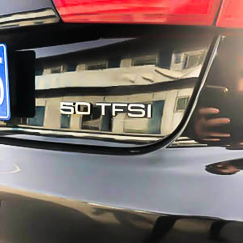 Наклейка с логотипом TFSI для Audi A3 A4 A4L A5 A6 A6L A7 A8 Q3 Q5 Q7 30 35 40 45 50|Наклейки на автомобиль|